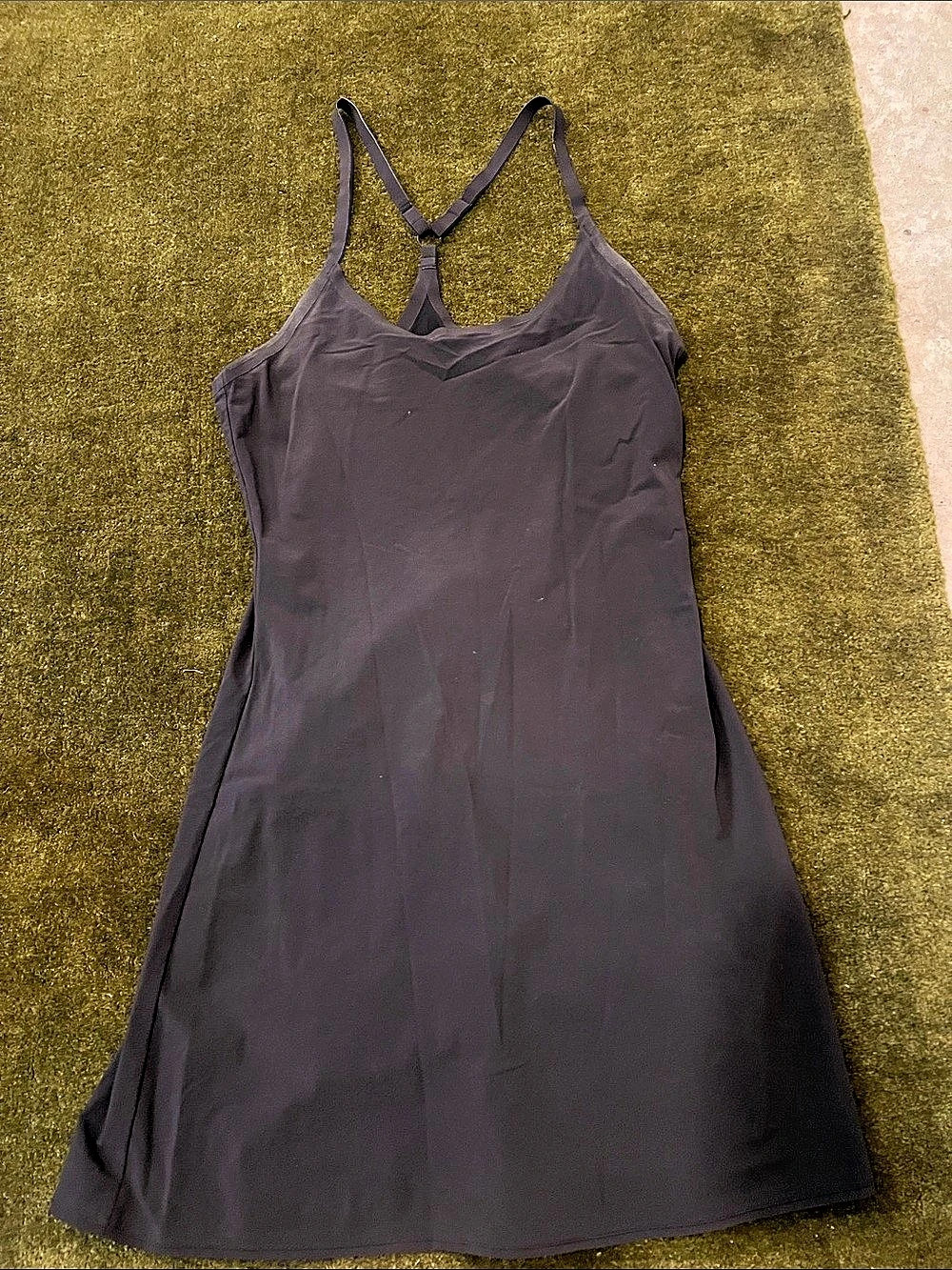 Outdoor Voices The Exercise Dress Mini Dress in Black
